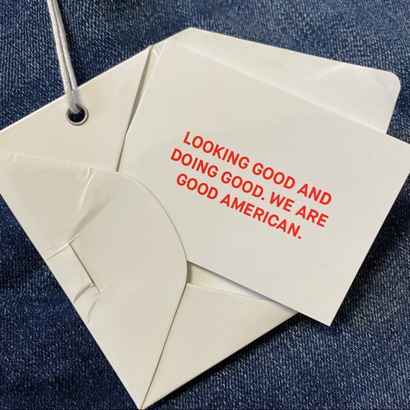 Good American Good Curve Skinny Dark Blue Jeans Plus Size 24 ** - Picture 9 of 11